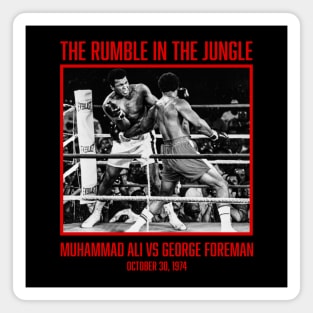 The Rumble in the Jungle Magnet